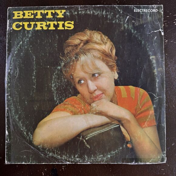 Betty Curtis 10” 33 RPM 1967 Italian Pop Singer Electrecord Romania Schlager - Picture 1 of 6